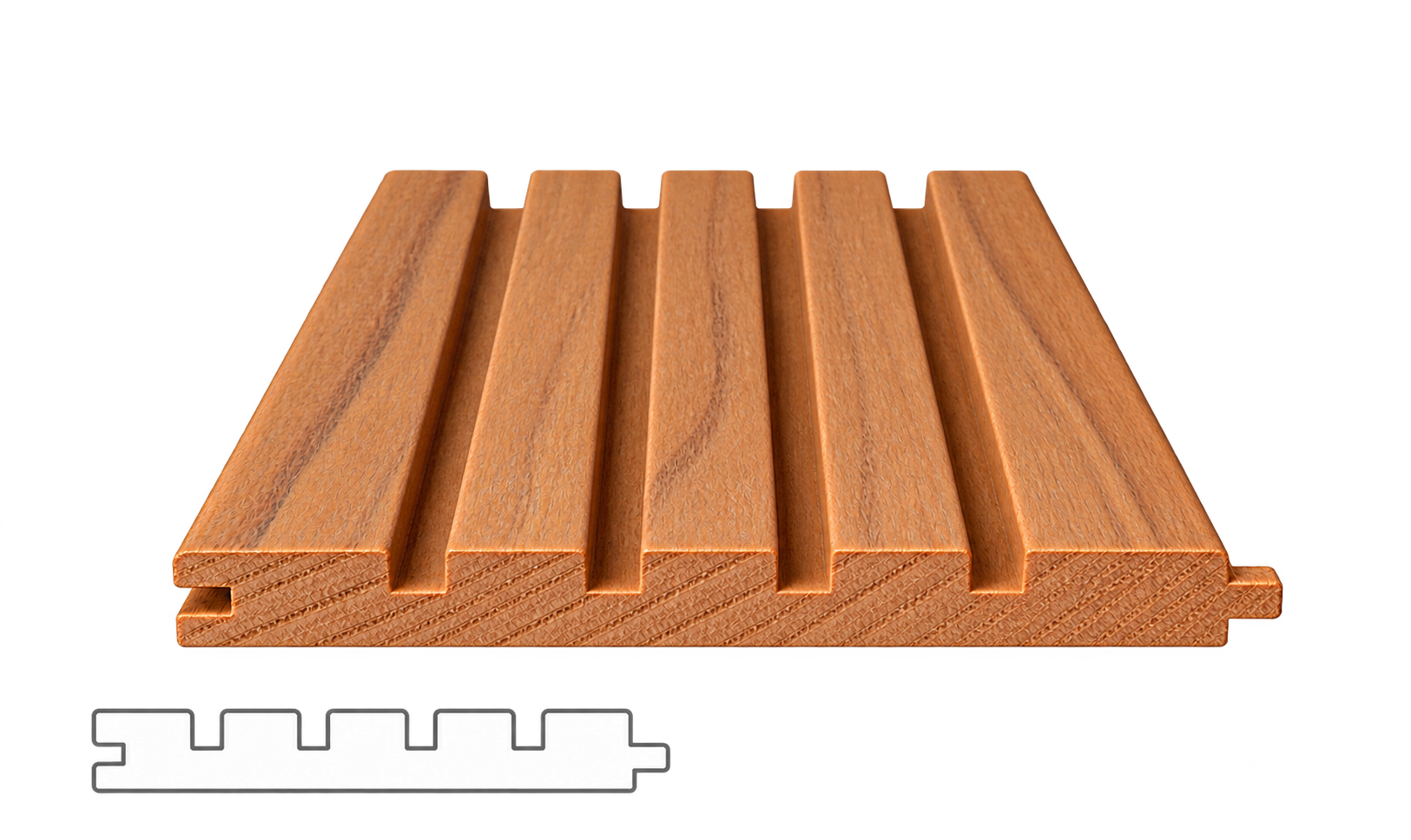 Fluted Tongue & Groove