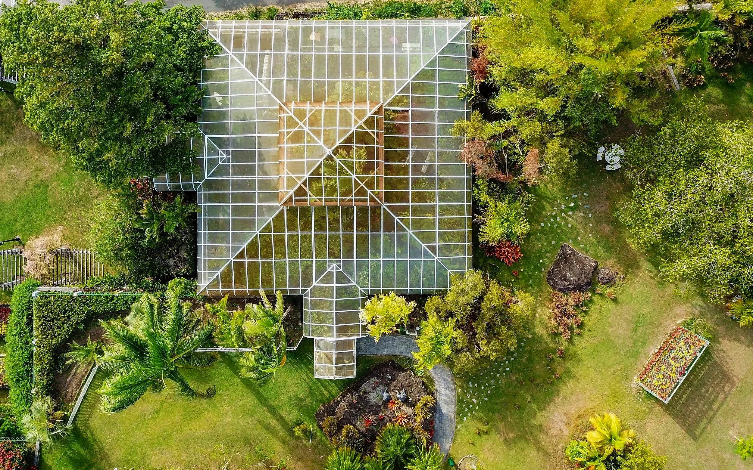 Amazonia Rainforest Conservatory From Above