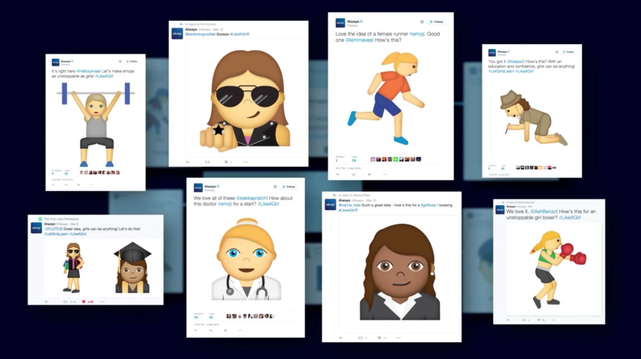 Always #LikeAGirl Emoji
