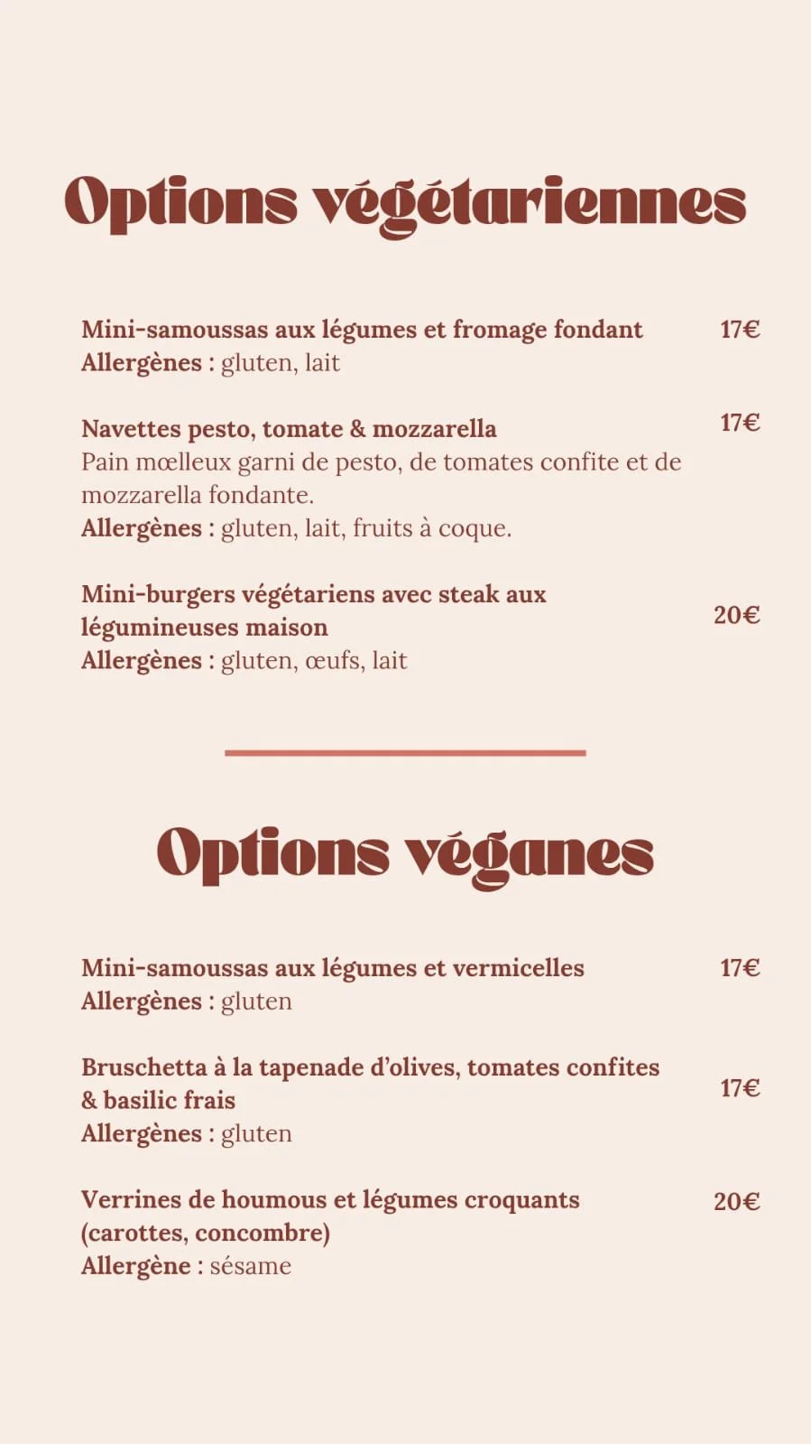 palette vegetale
