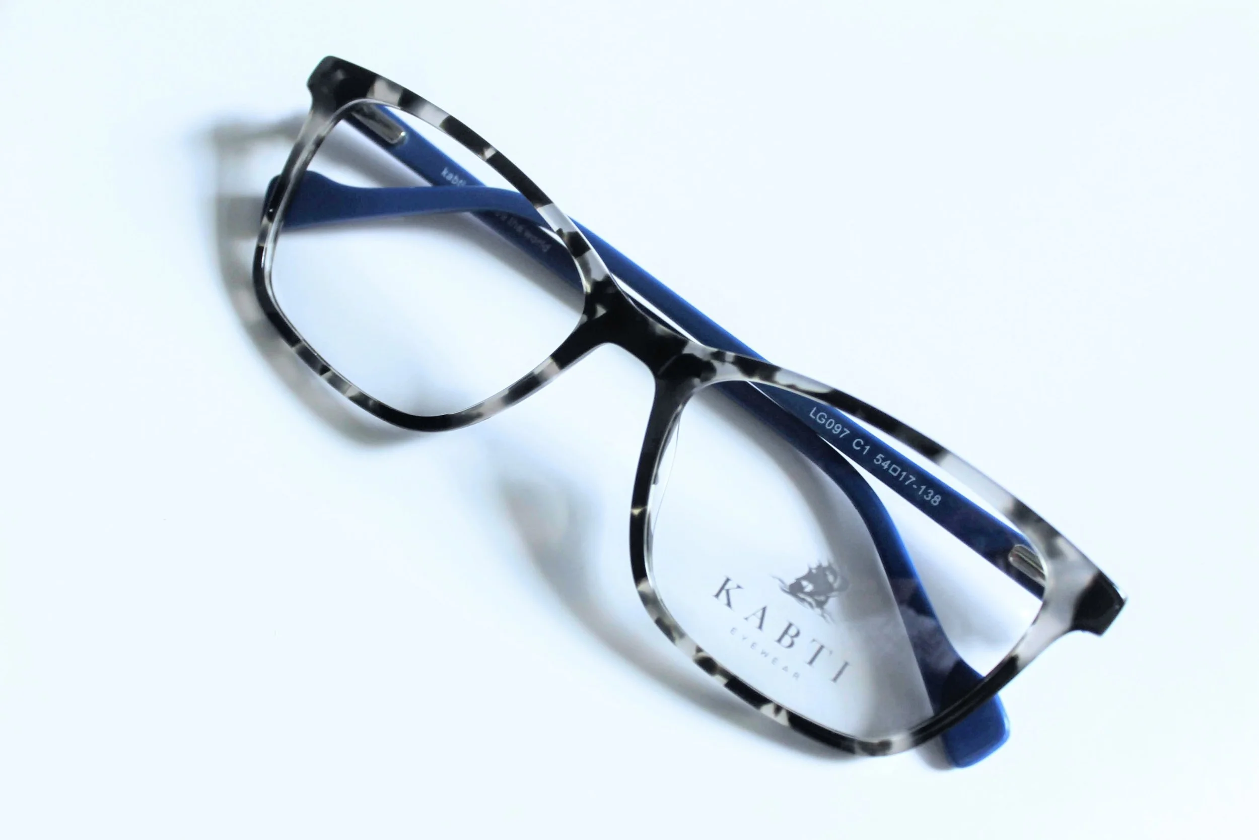 Gray tortoise with blue temples