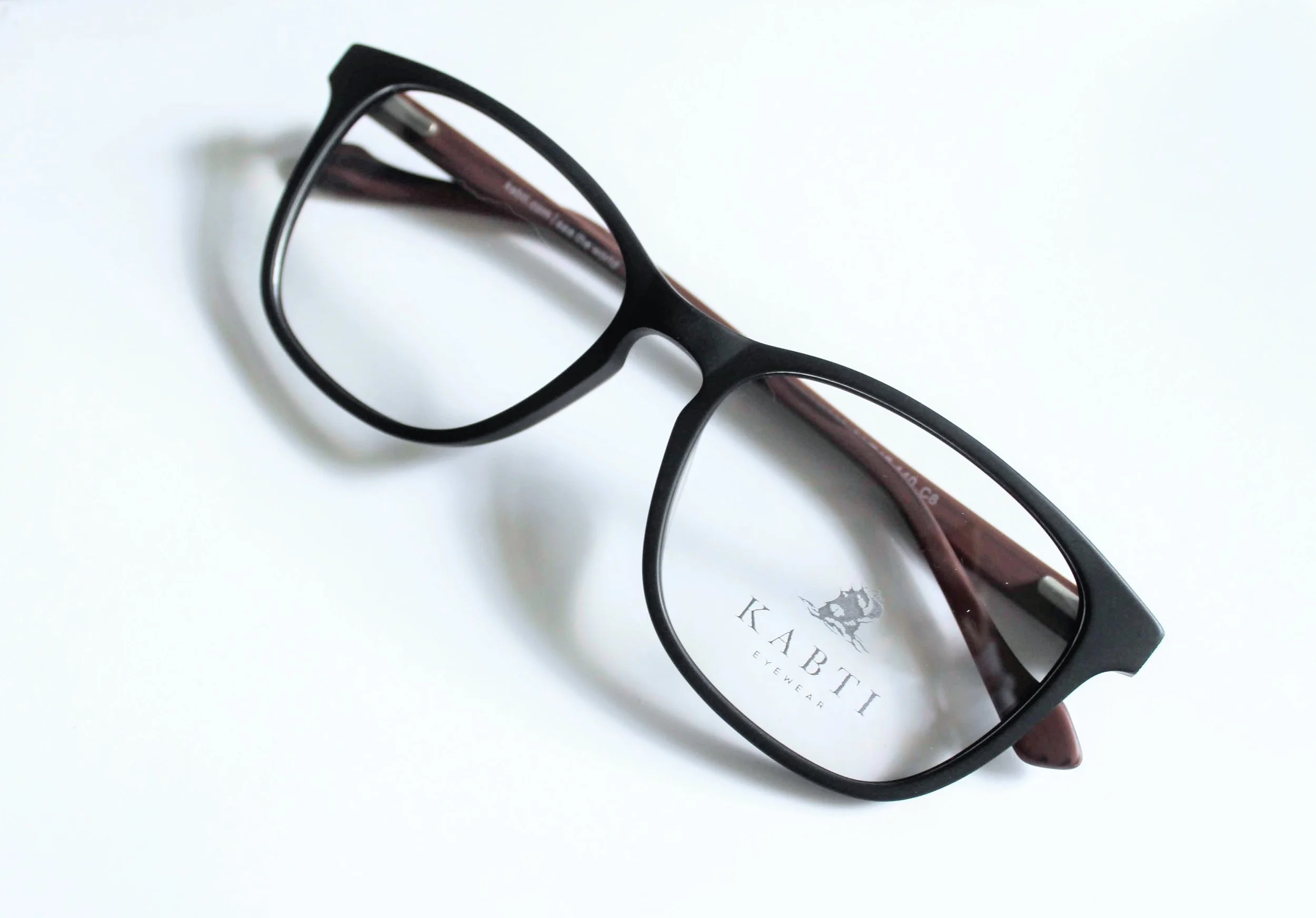 matte black on front burgundy wood temples