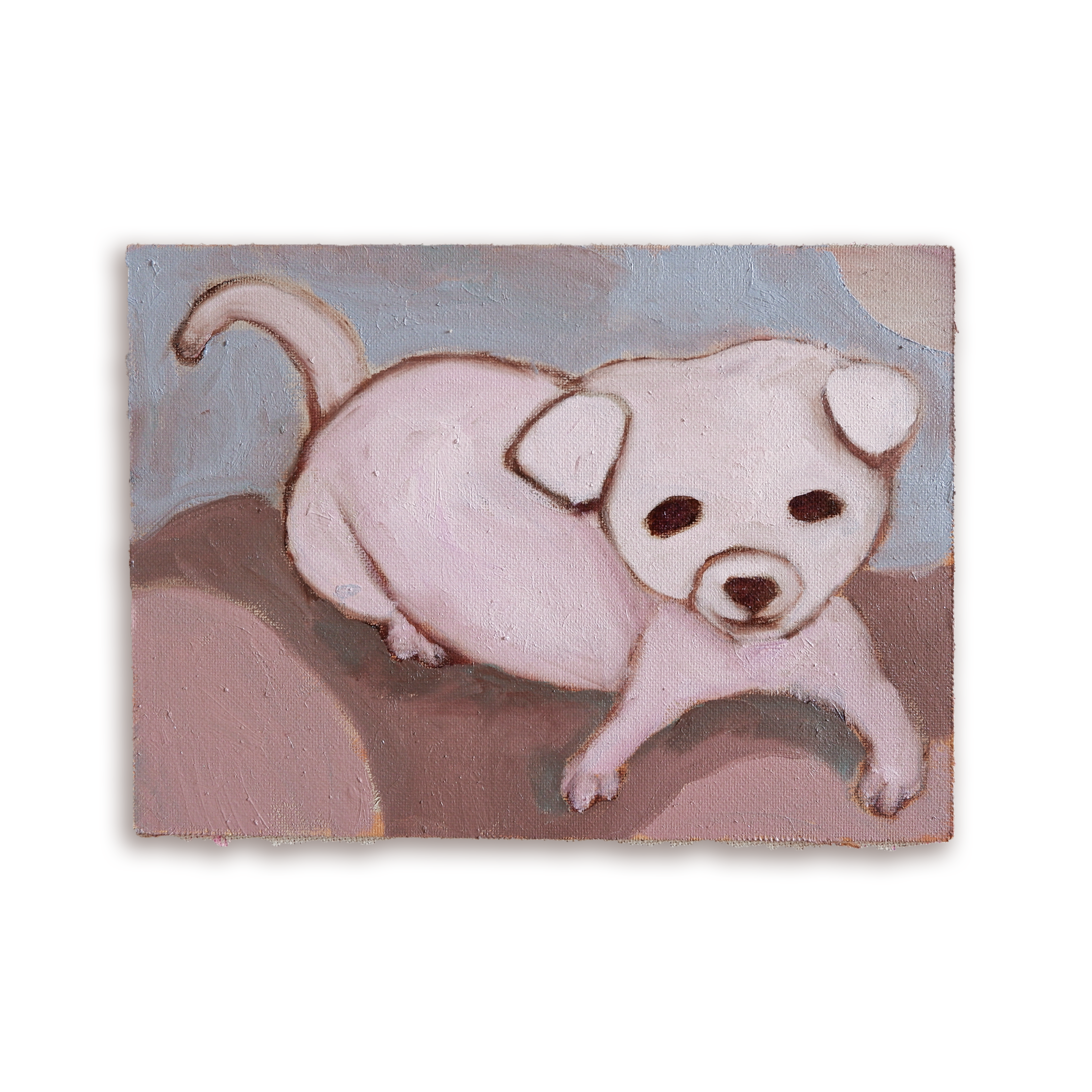 White Ear delivering a message