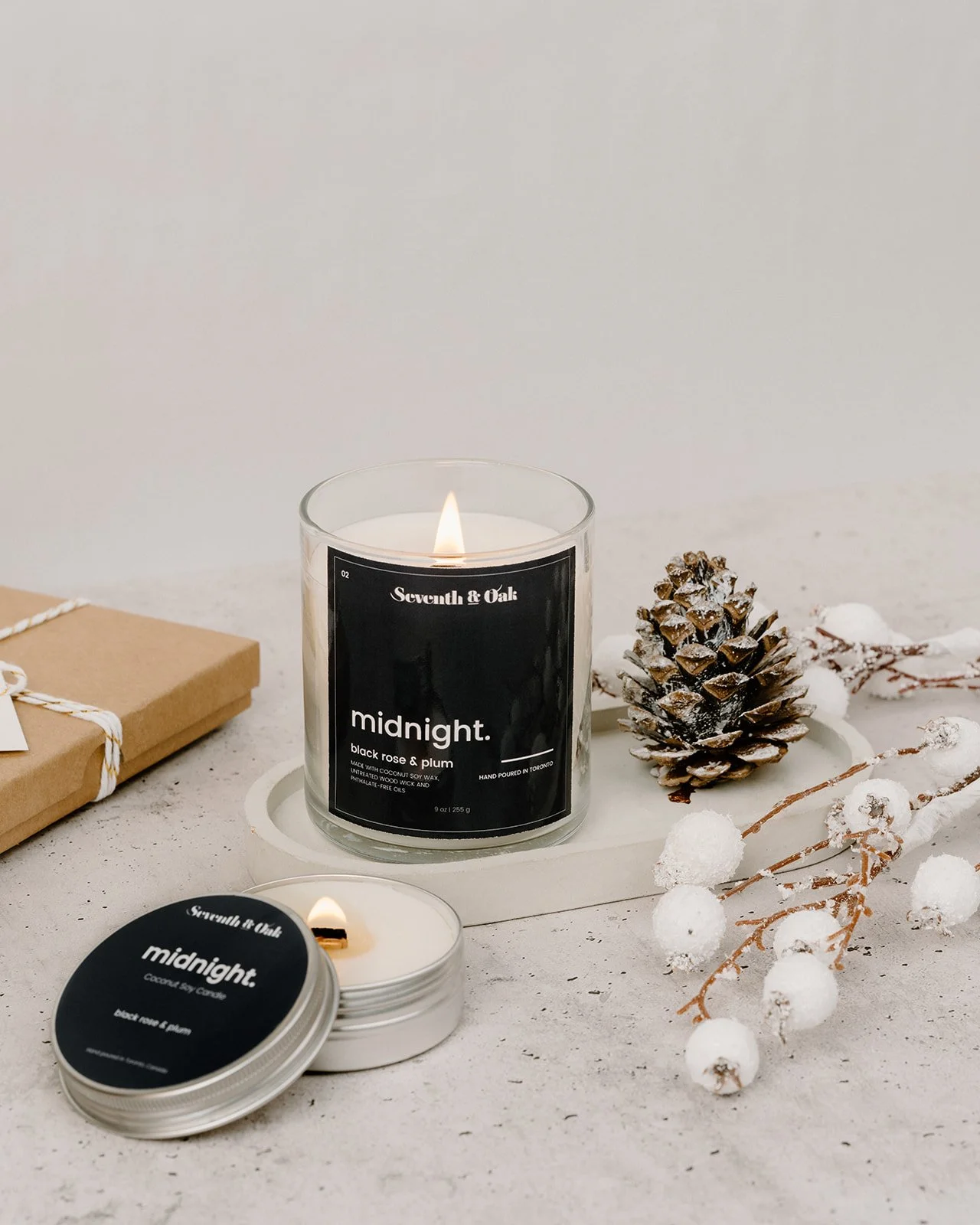 Seventh & Oak home fragrance candle from Annabel Okeya's DTC brand