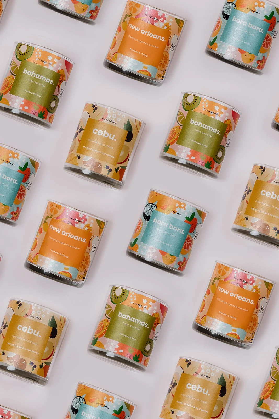 Seventh & Oak home fragrance candle from Annabel Okeya's DTC brand