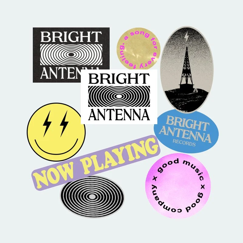 Bright Antenna Sticker Pack