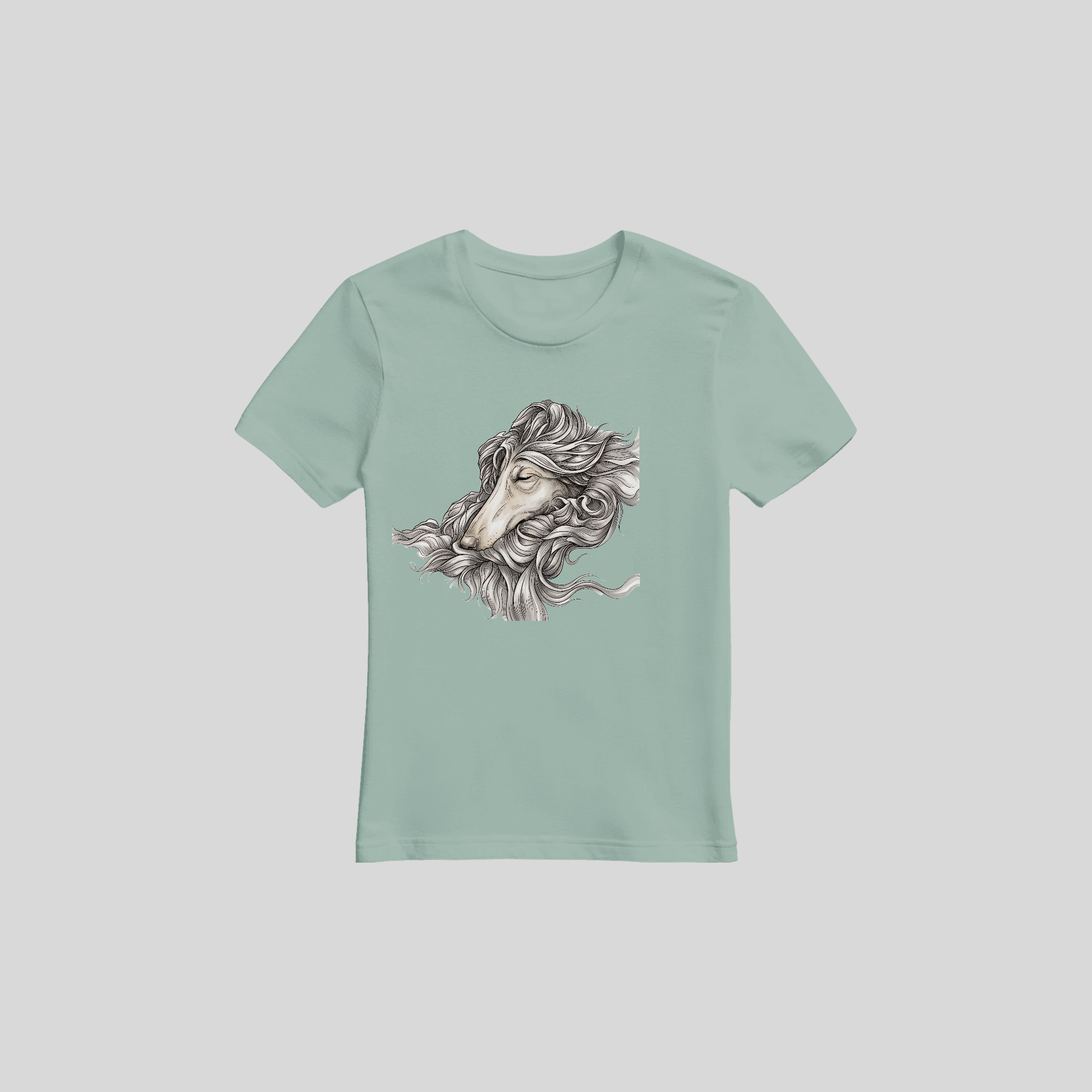 AFGHAN HOUND SLEEPING LIGHT GREEN.png