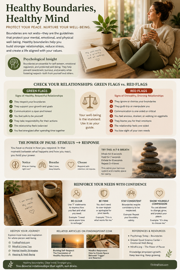 Infographic: Healthy Boundaries, Healthy Mind