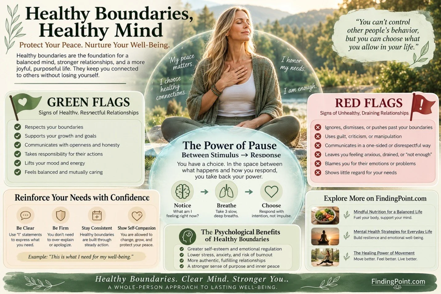 Infographic: Green and Red Flags in Relationships