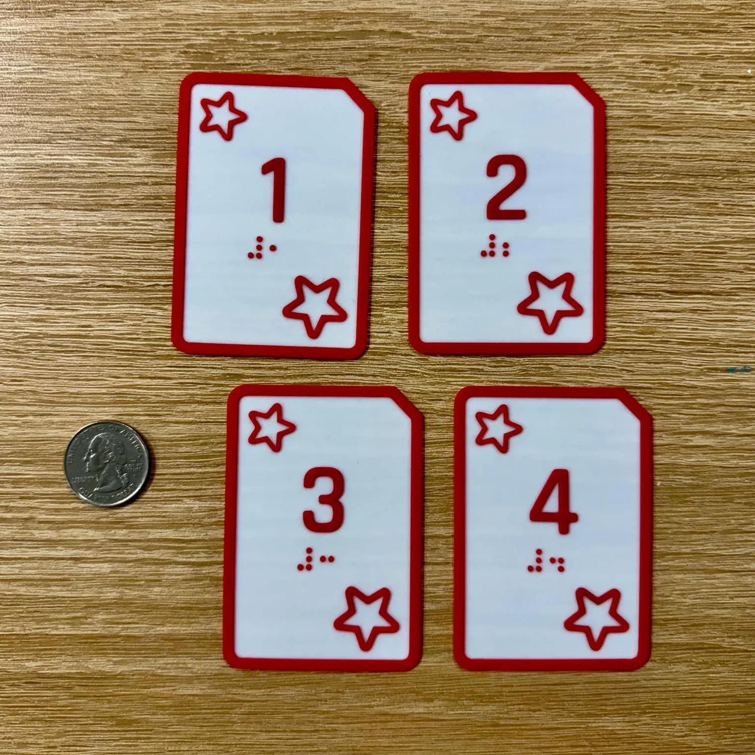 Accessible Math Card Game