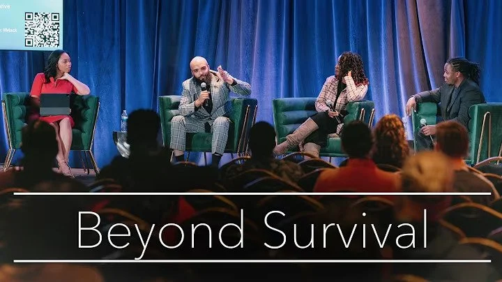 Panelists on stage at SphinxConnect 2026 during the Beyond Survival session