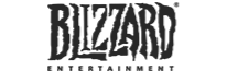 Blizzard Entertainment logo in black text on a white background.