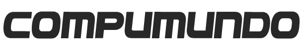 Black logo with the word 'COMPU MUNDO' in stylized font.