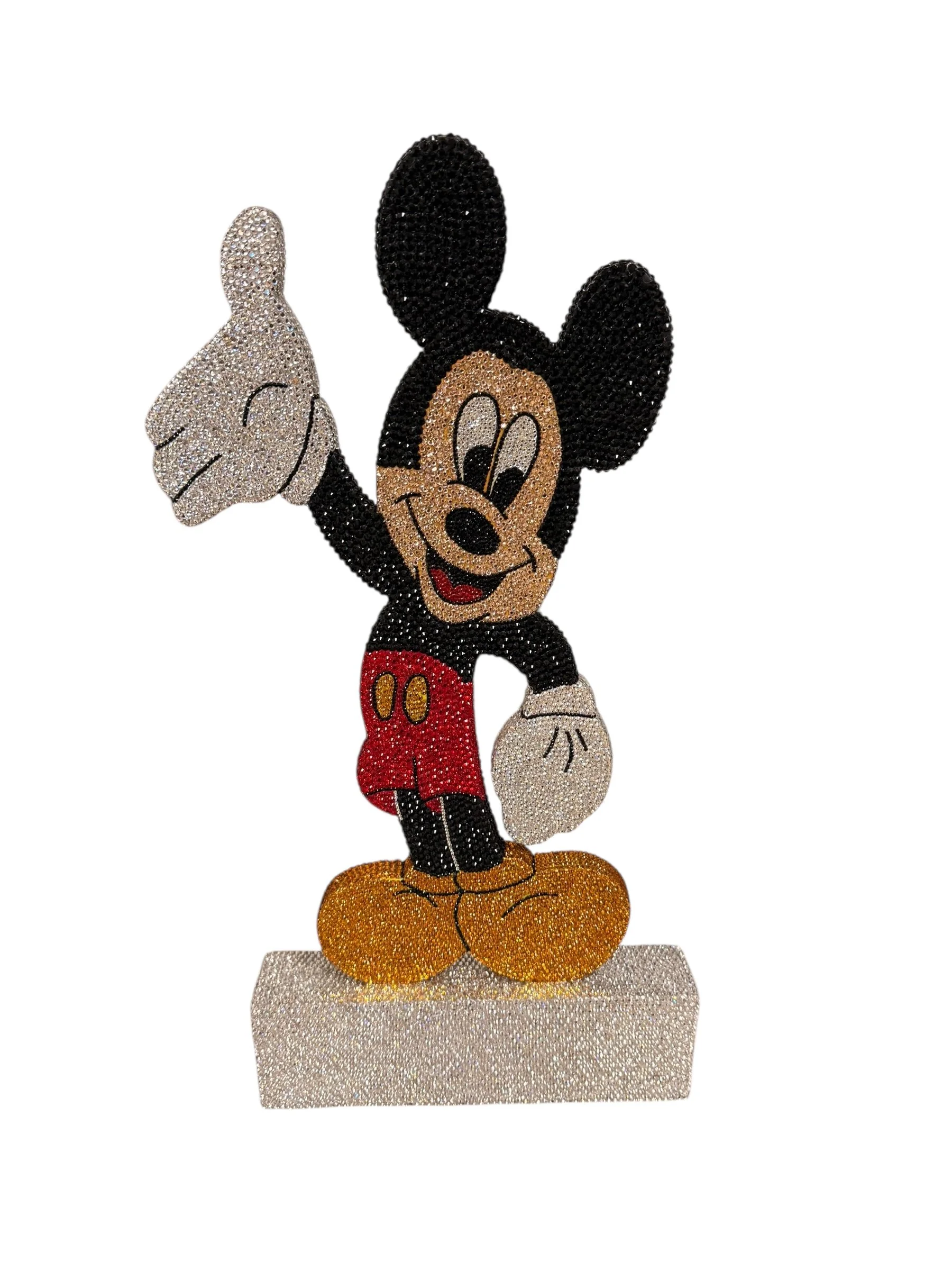 Luxury Rhinestone Mickey Mouse Statue