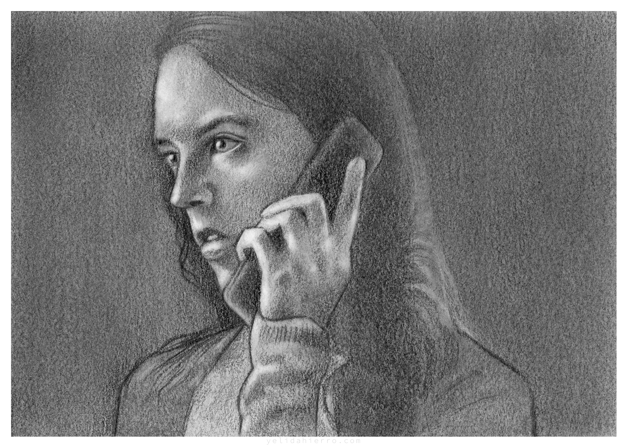 Graphite on paper 2.5" x 3.5"