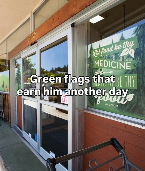 He&rsquo;s a keeper ✨

#localgrocer #wildroots #greenflags #felton #bouldercreek