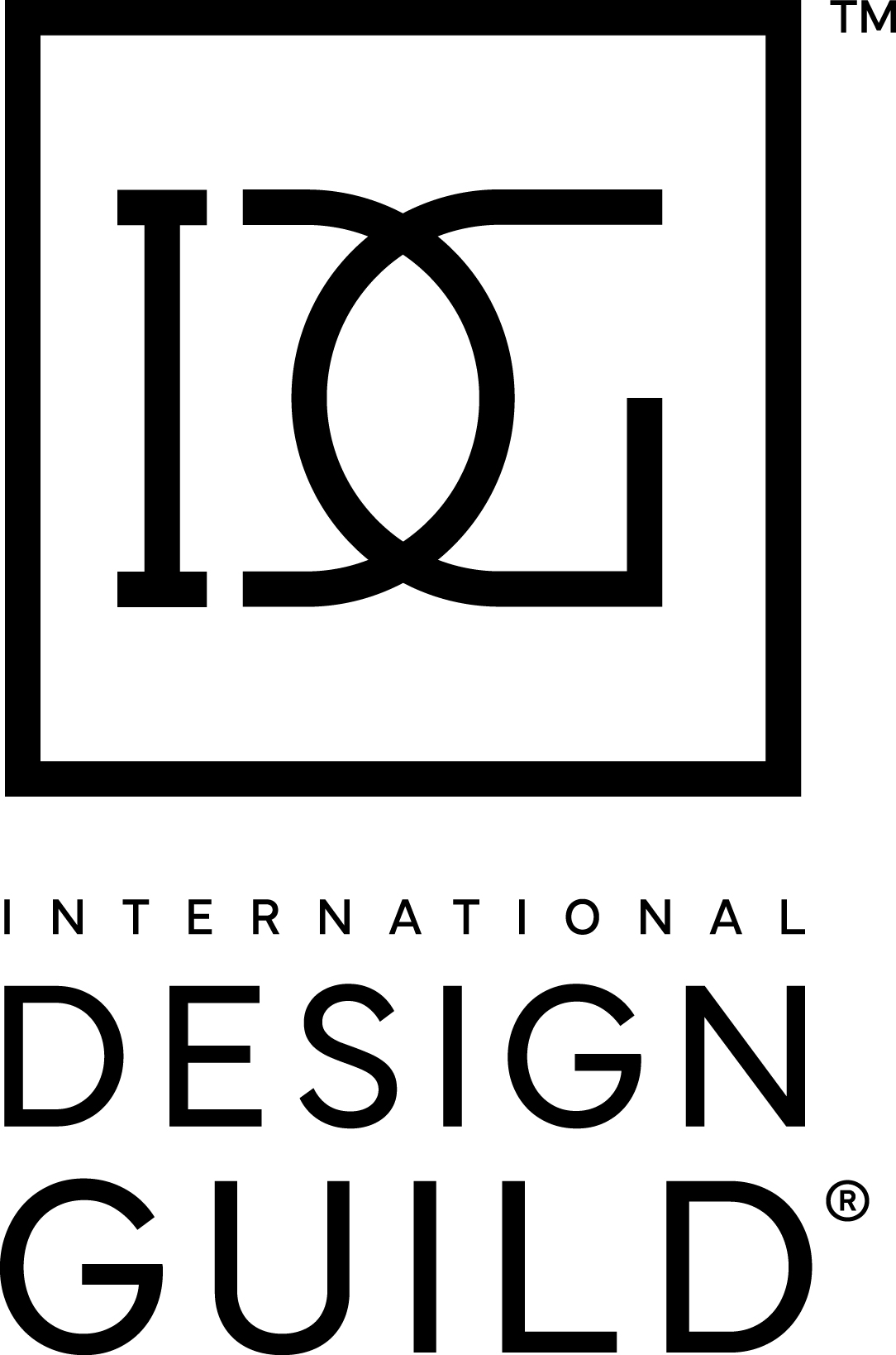 Logo of the International Design Guild featuring a stylized letter 'D' inside a square, with the words 'International Design Guild' below in bold font.