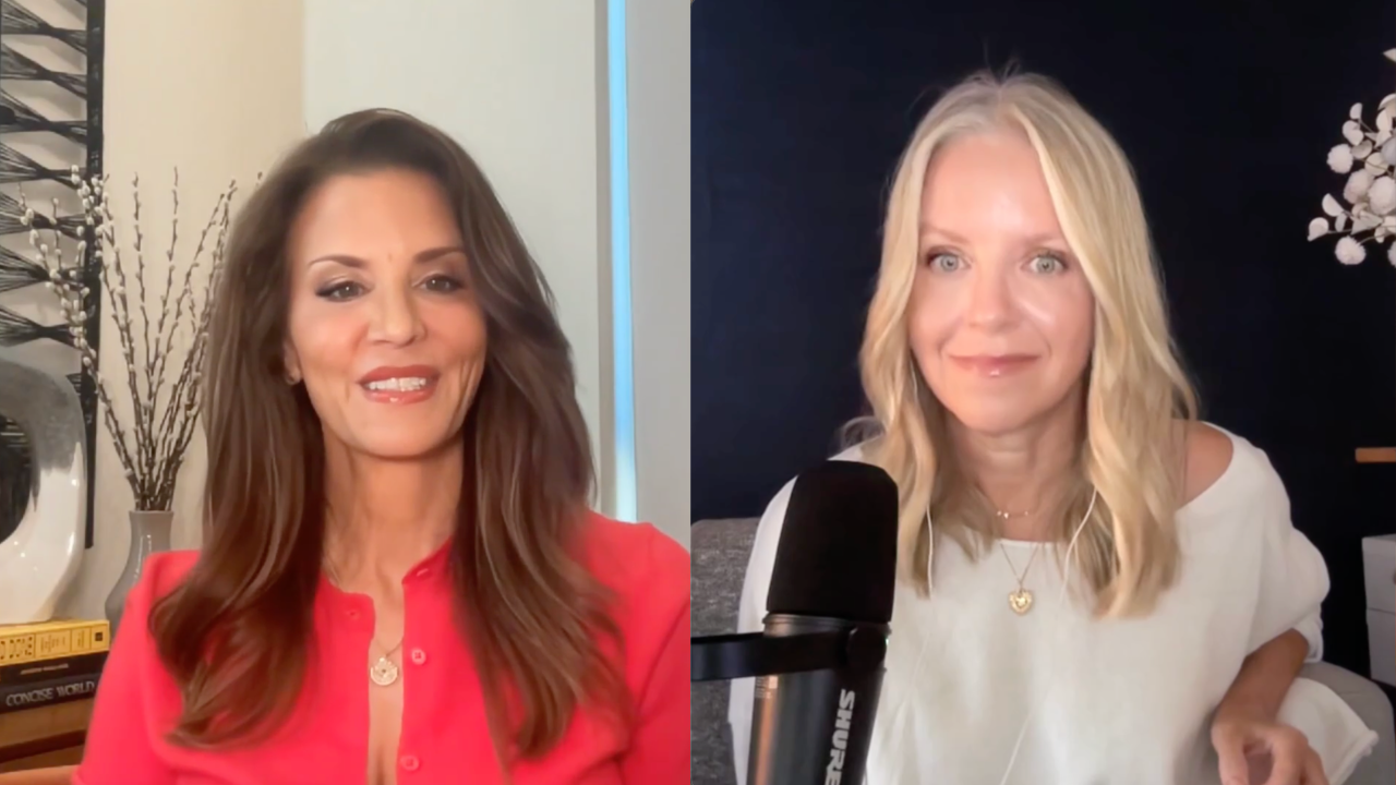 Angie Mizzell interviewing Lu Parker on the More Like You podcast