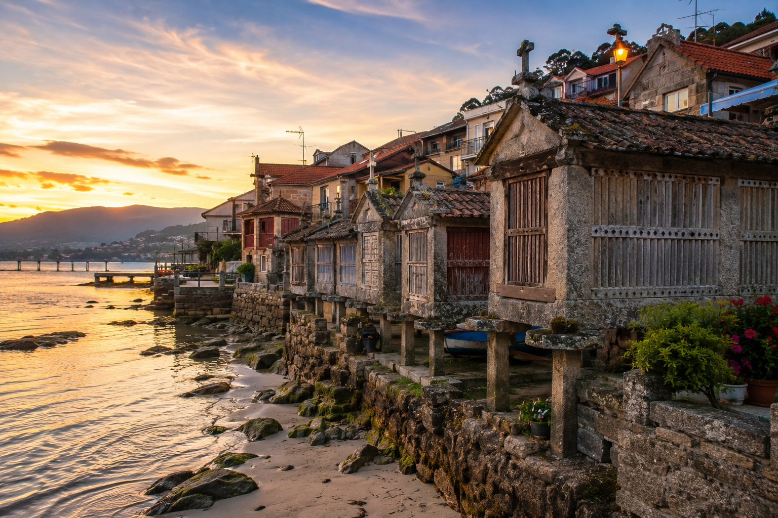 Paisaje de Galicia para tours de las Rías Baixas en berlina, minivans y taxi