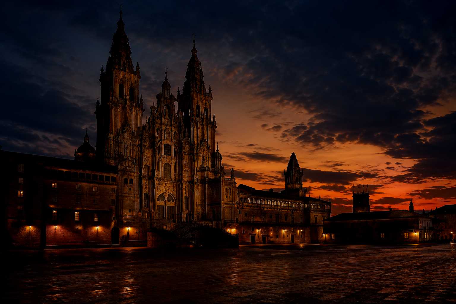 catedral santiago España camino Santiago peregrinos
