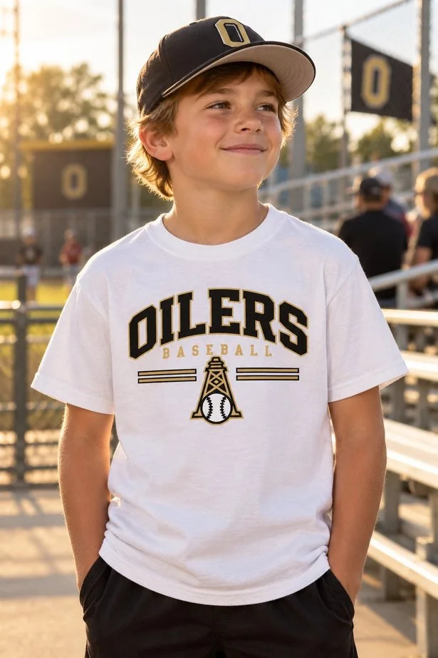 Derrick Stripe - Youth Garment-Dyed Tee
