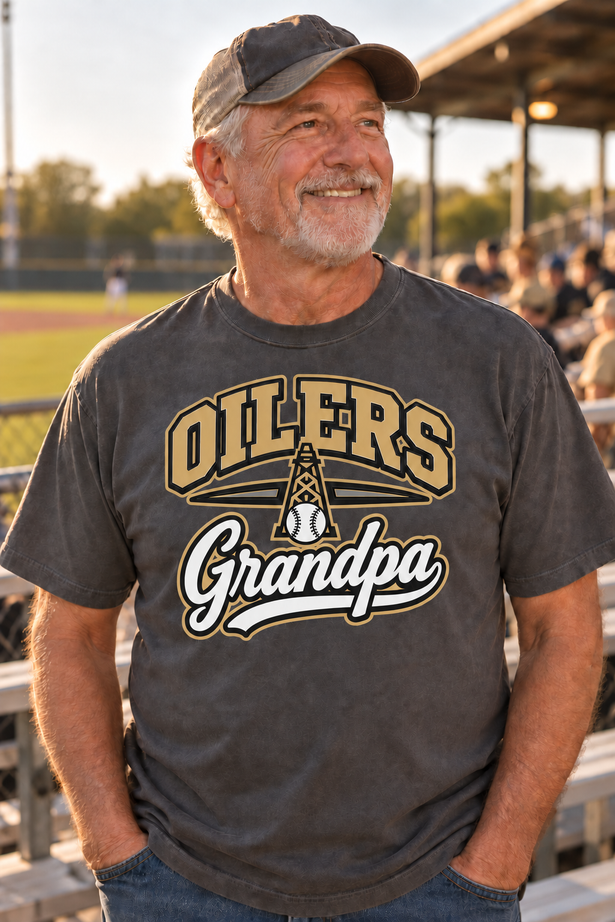 Oilers Grandpa - Heavyweight Garment-Dyed Tee