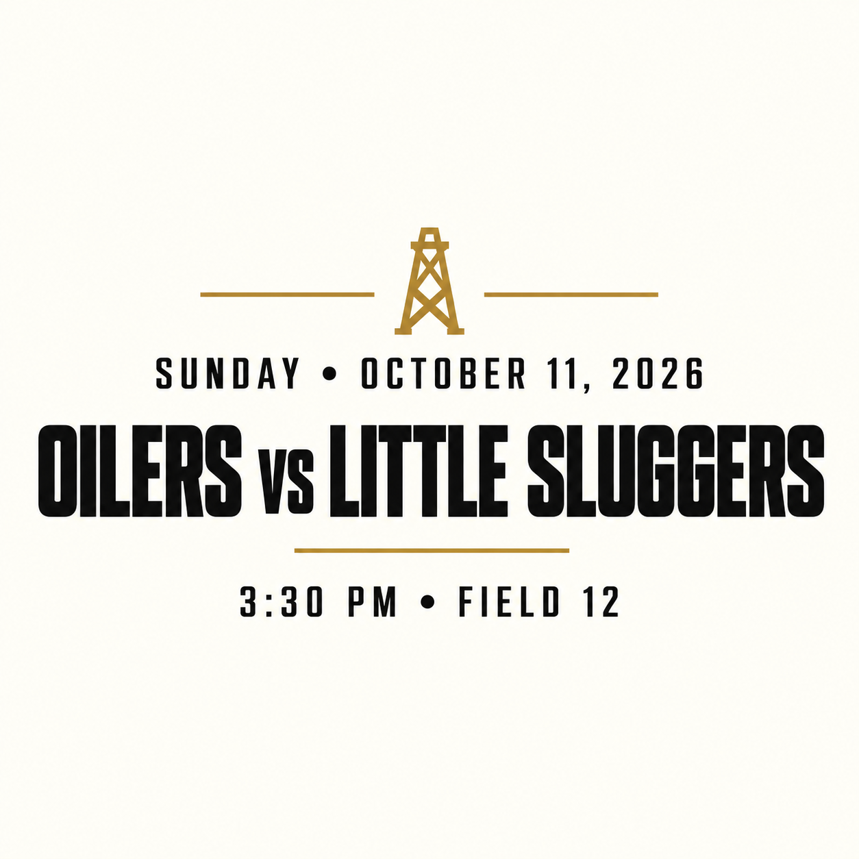 OILERS VS. LITTLE SLUGGERS
