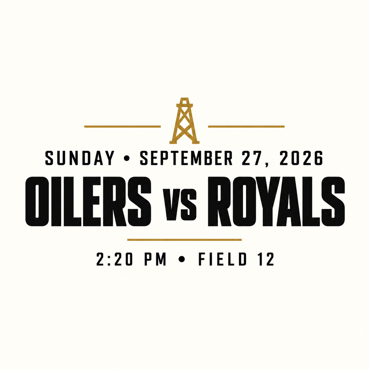 OILERS VS. ROyals 
