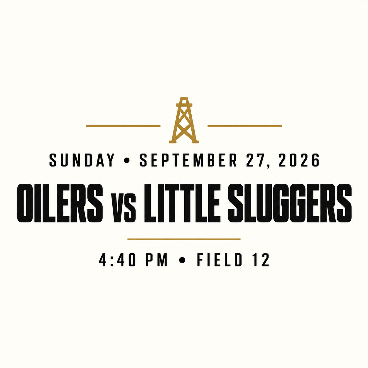 OILERS VS. LITTLE SLUGGERS 