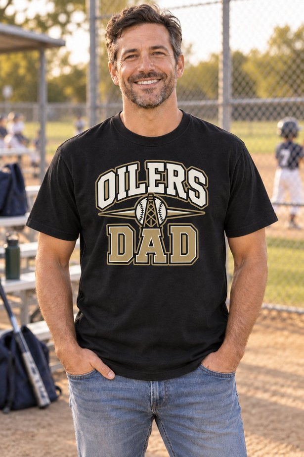 Oilers Dad - Heavyweight Garment-Dyed Tee