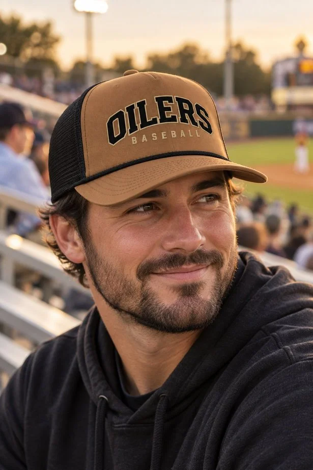 Oilers Varsity Arched - Five-Panel Rope Cap