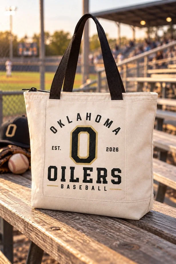 Oklahoma Heritage O - Canvas Zippered Tote