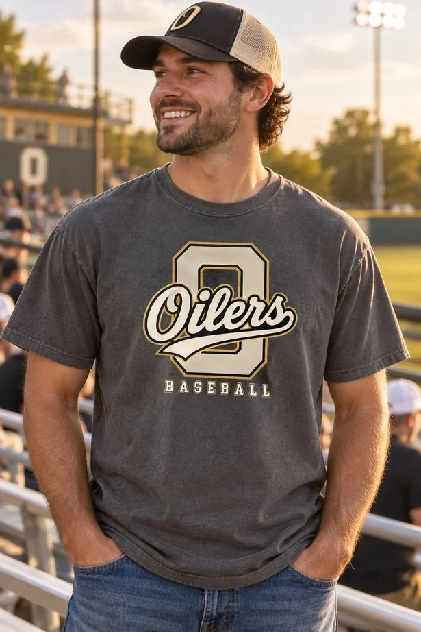 Oilers Patch - Heavyweight Garment-Dyed Tee