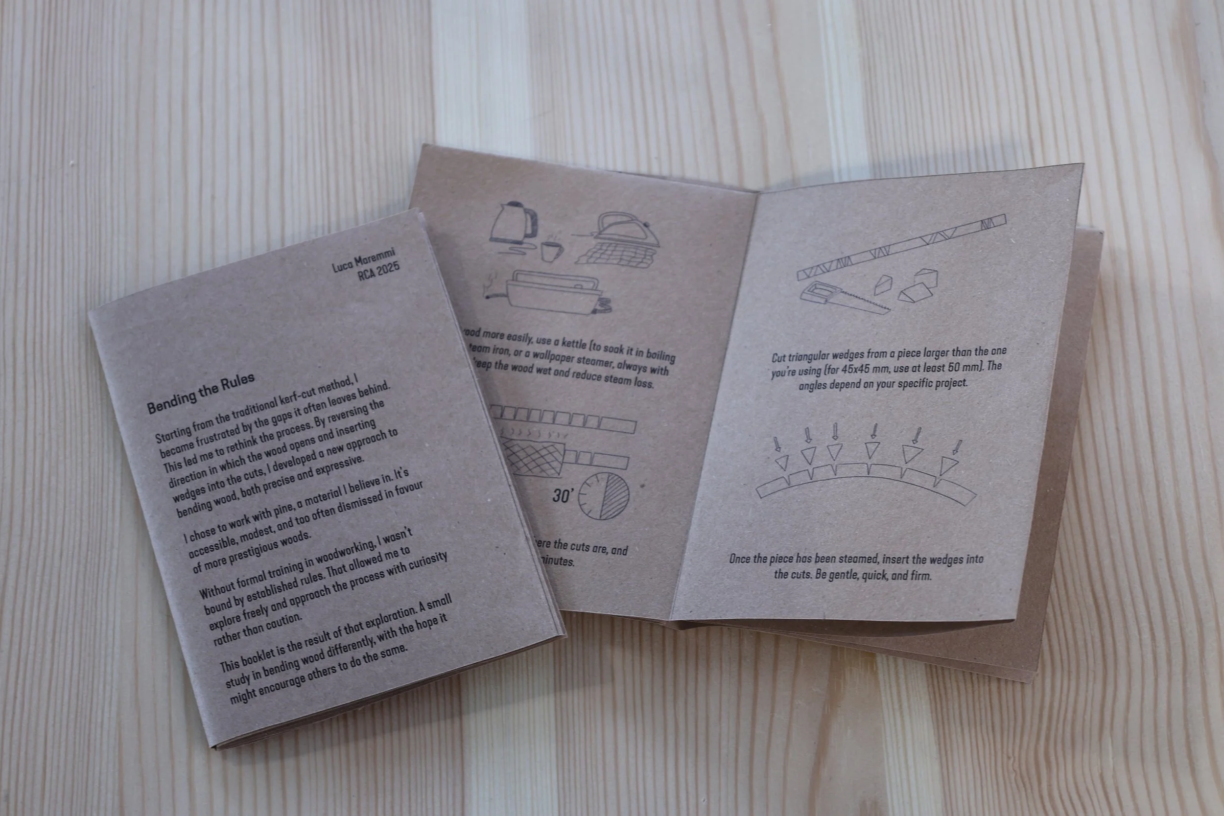 Brochure explaining the craftingtechnique 