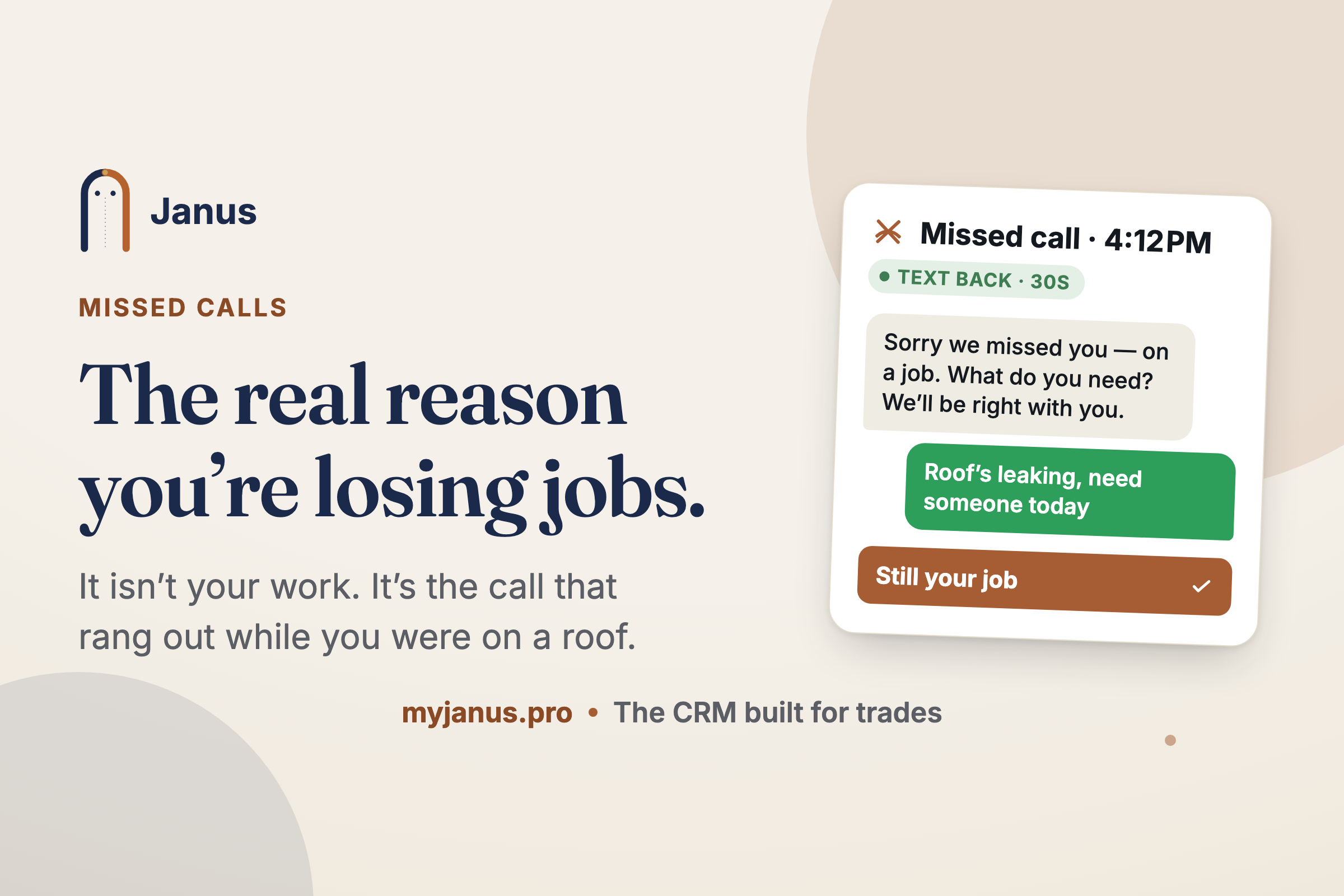 The Real Reason You're Losing Jobs.