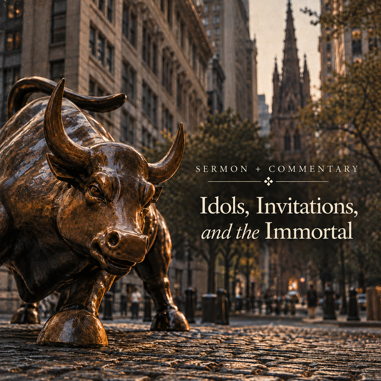 Sermon + Commentary: Idols, Invitations, and the Immortal
