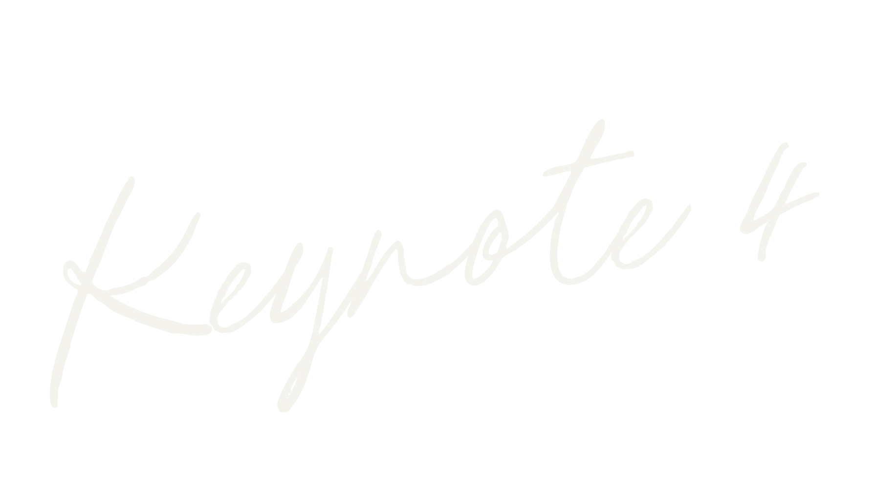 Text saying keynote 4.