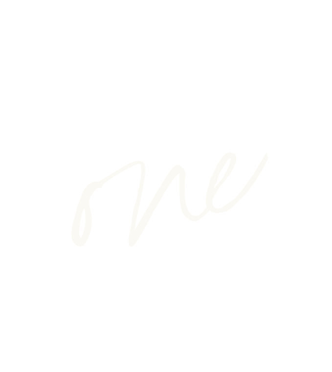Black background with the phrase "be one" written in white cursive text.