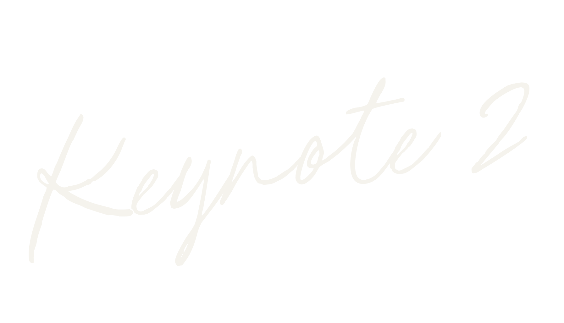 Text saying keynote 2.