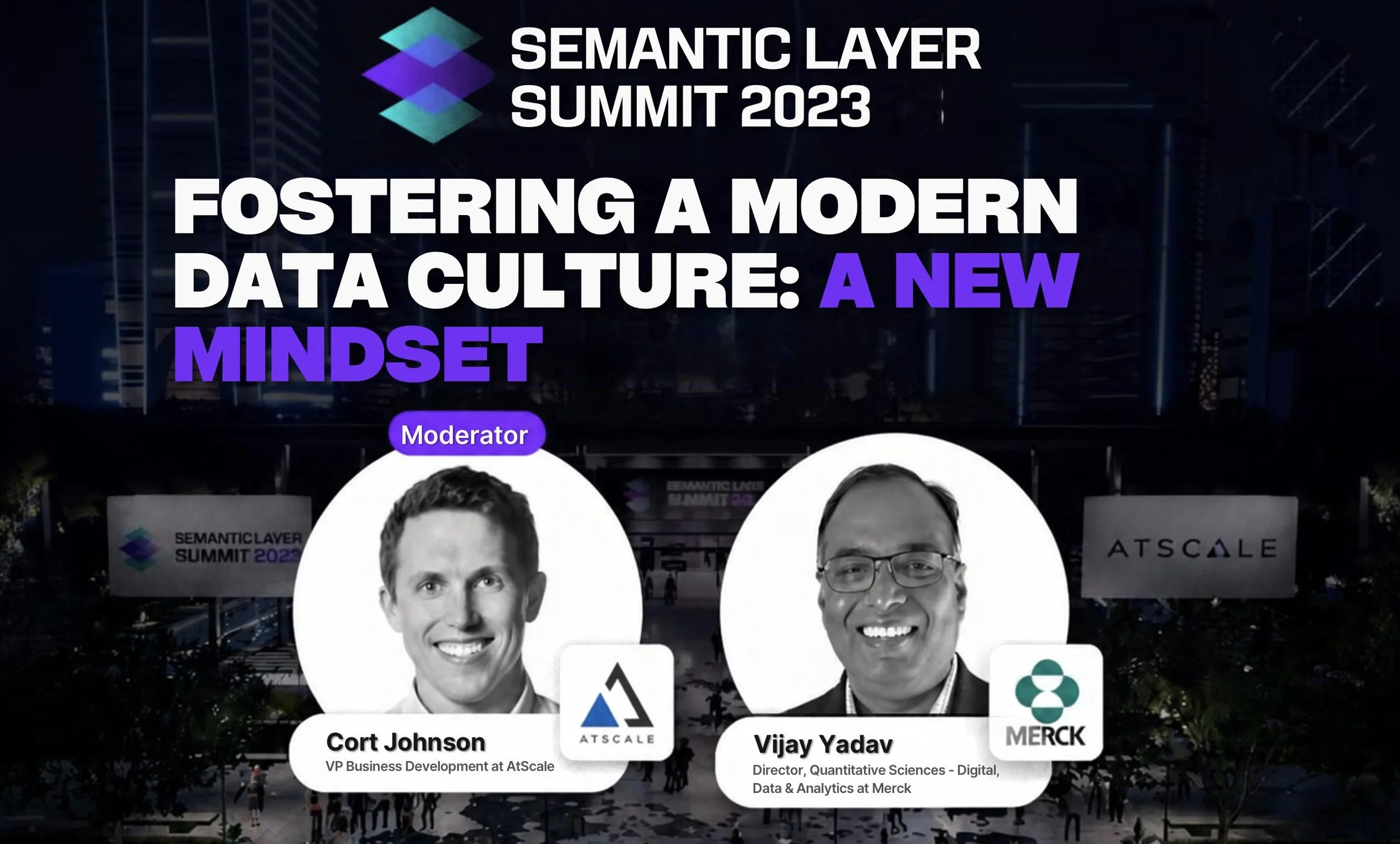 Vijay Yadav at 2023 Semantic Layer Summit