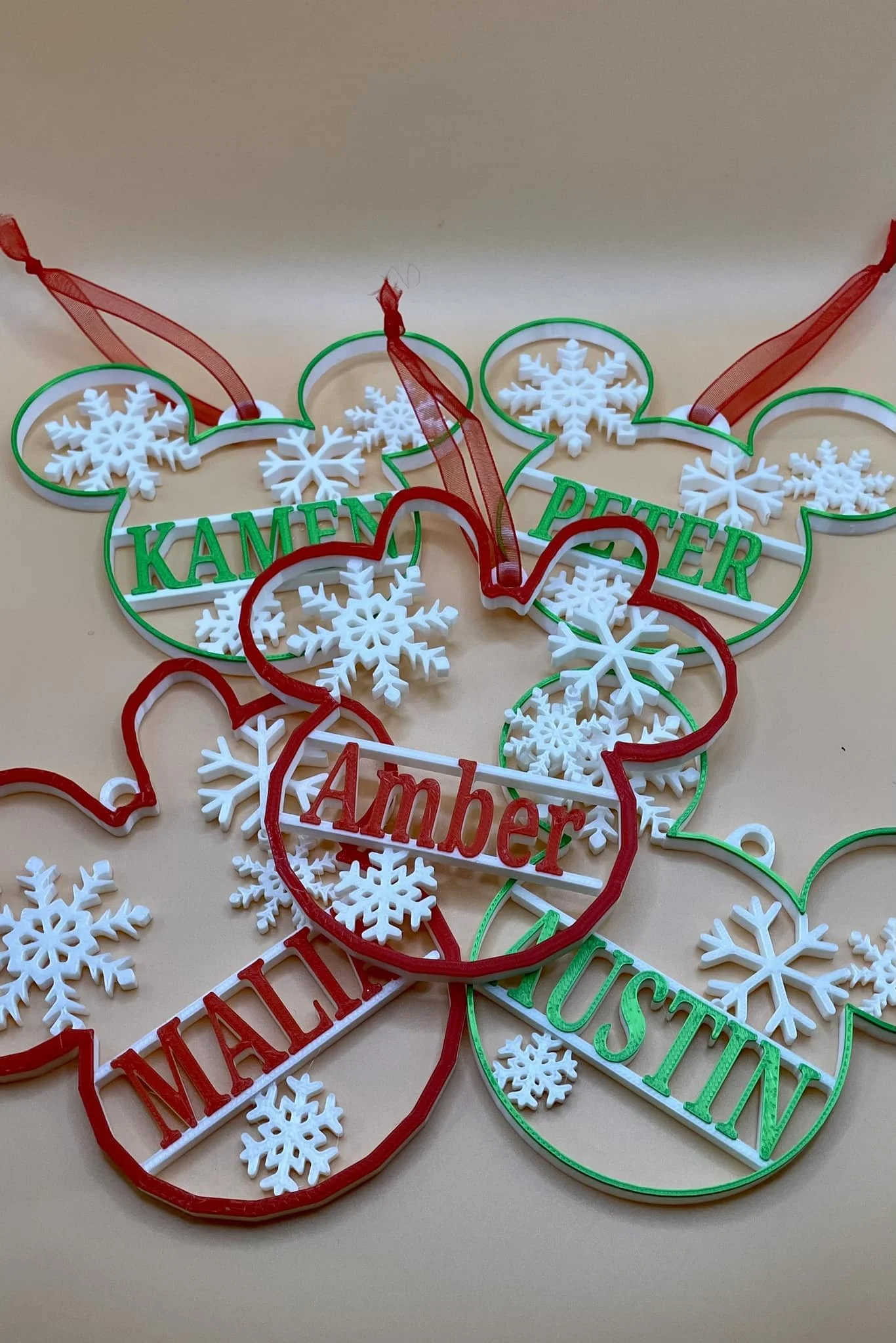 Christmas
Custom 3D printed Christmas gift tags