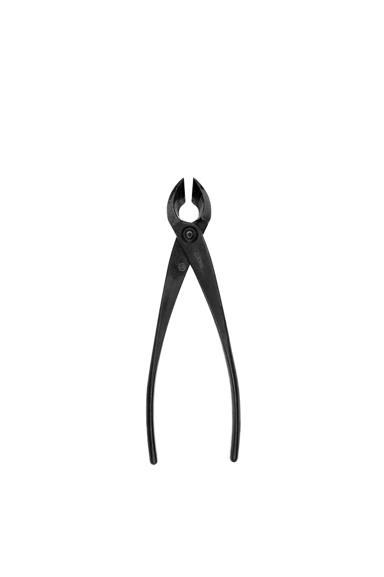 Black pliers against a transparent background.