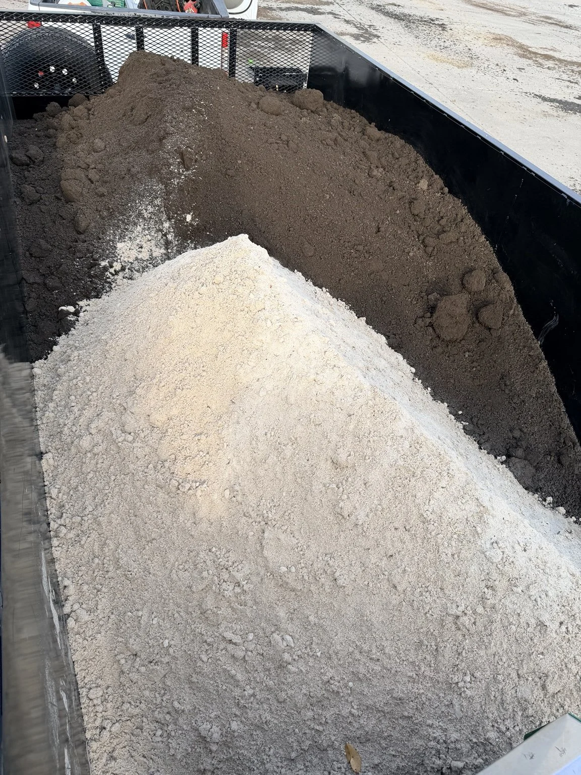 Sand and compost blend