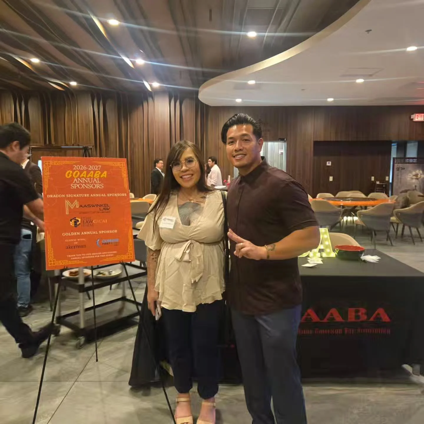 It was an honor to attend the GOAABA installation and connect with so many judges, attorneys, law students, and members of the legal community.

We're grateful for the support this community has shown Mae Tao &amp; Son's Kitchen. As Brittney prepares