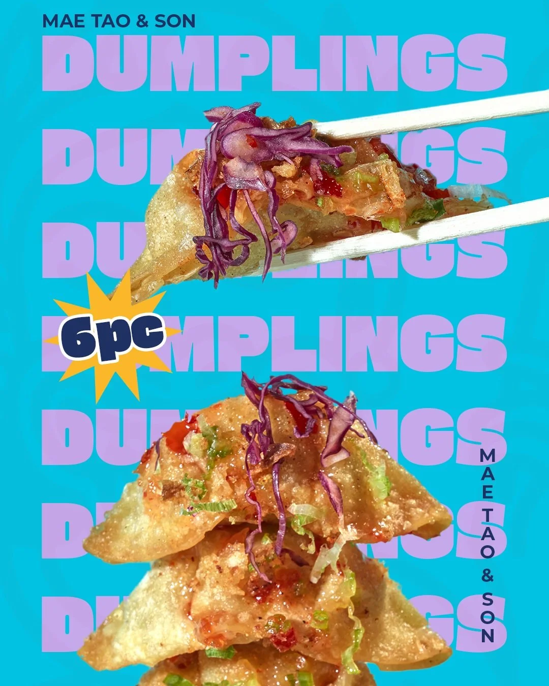 Crispy, golden, and packed with flavor. 🥟🔥

Meet our signature Dumplings: six perfectly deep-fried chicken dumplings, heavily drizzled with our sweet chili sauce and topped with fresh greens for that perfect crunch.
Whether you're pairing them with