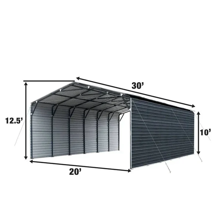 TMG-Industrial-20-x-30-Metal-Shed-Carport-10-Enclosed-Sidewalls-600-Sq-Ft-27-GA-Corrugated-Panels-TMG-MSC2030F-6_700x700.webp
