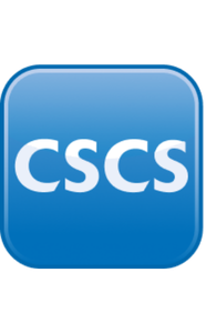 Blue rounded-square icon with white “CSCS” lettering