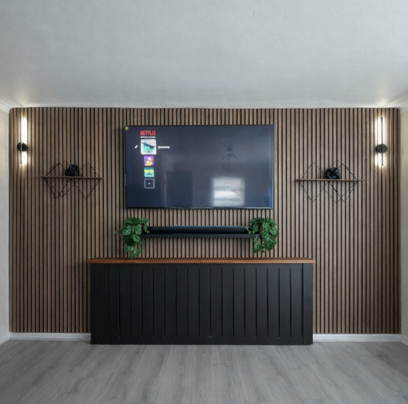Feature wall project: Acoustic panel wall