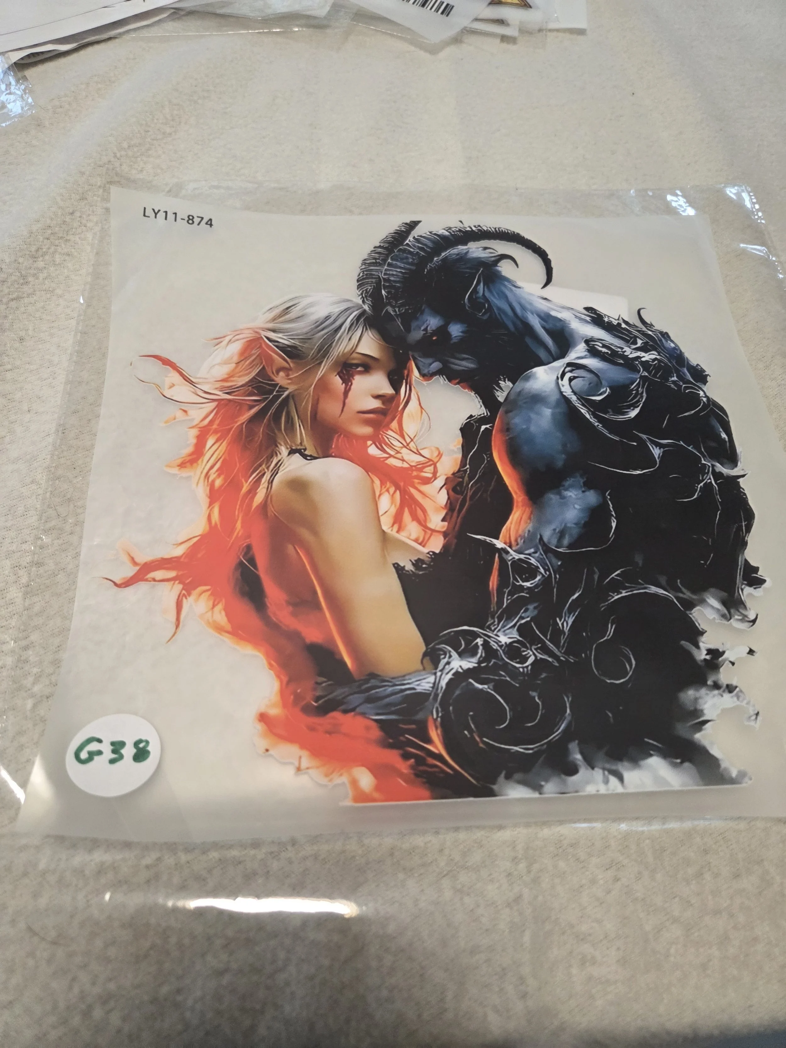 Goth heat Transfers G22