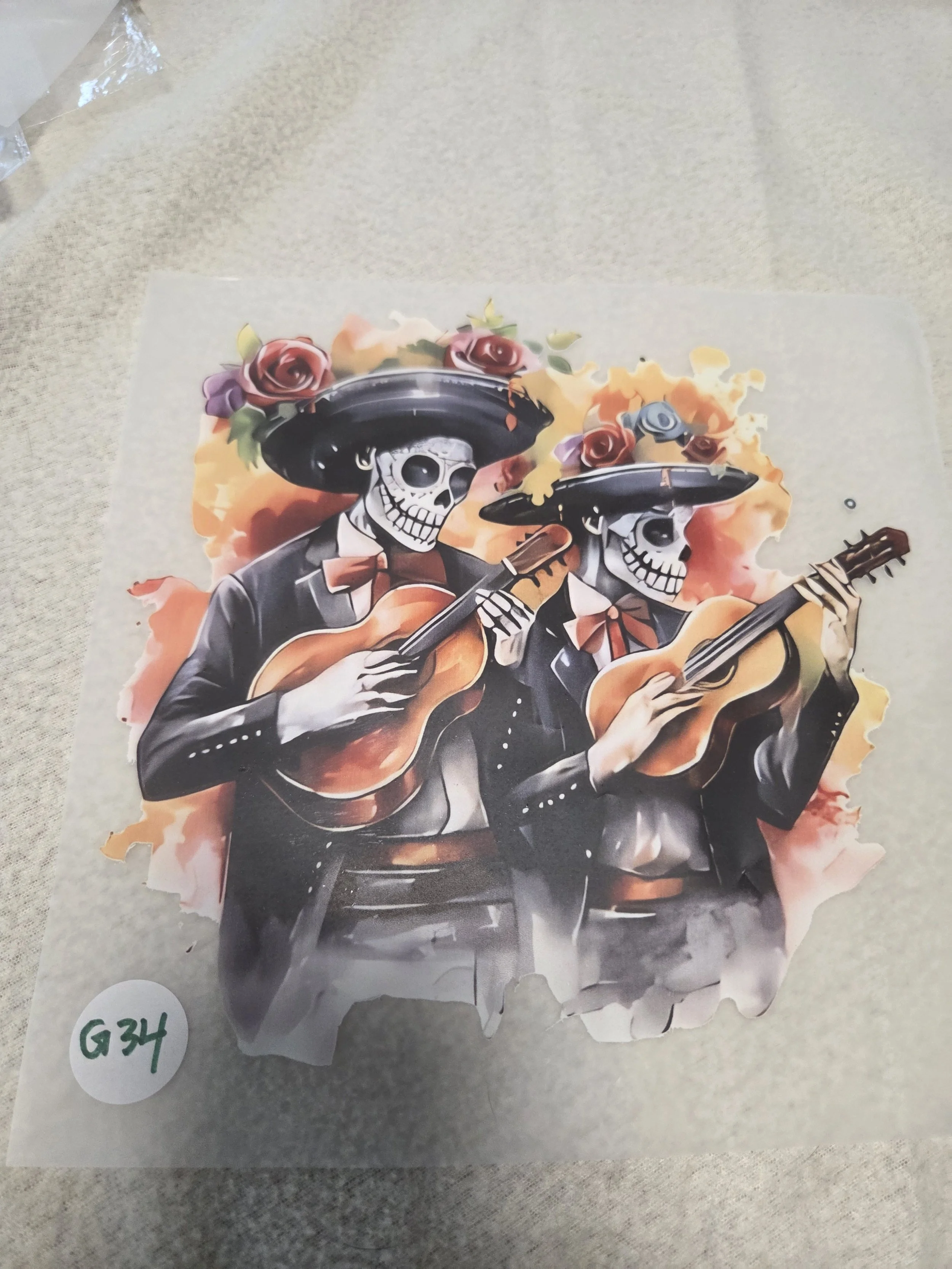 Goth heat Transfers G15